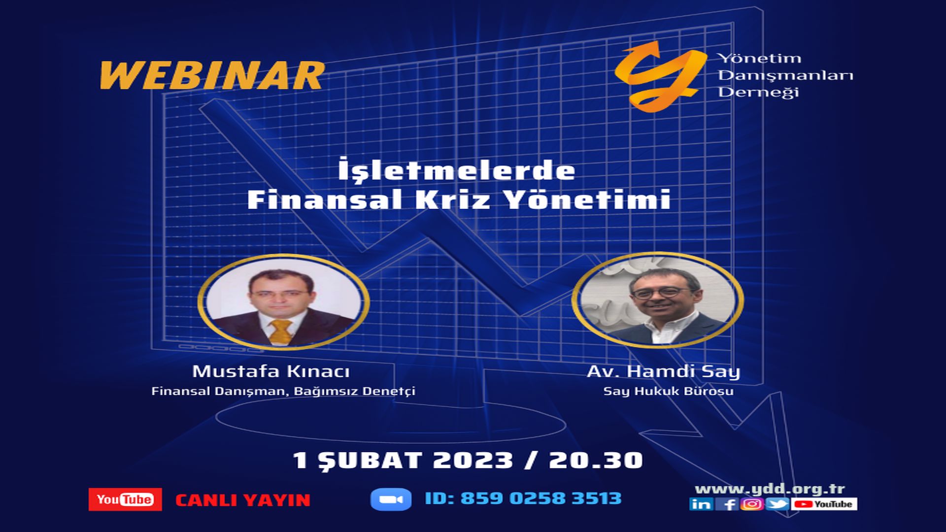 YDD Webinarı İşletmelerde Finansal Kriz Yönetimi