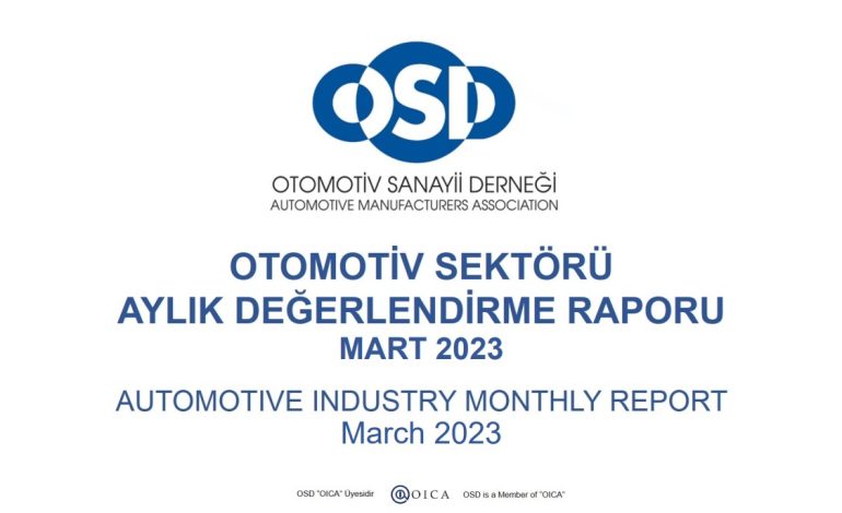 Otomotiv Sanayi Mart 2023 Sonuçları Açıklandı