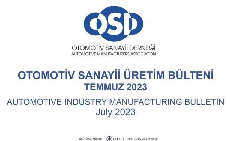 Otomotiv Sanayi Temmuz 2023 Sonuçları Açıklandı