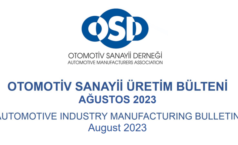 Otomotiv Sanayi Ağustos 2023 Sonuçları Açıklandı